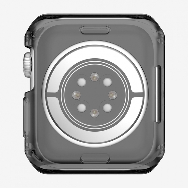 Bộ ốp viền ITSKINS Apple Watch Series 4/5/6/SE (44mm) SPECTRUM CLEAR﻿﻿﻿﻿ Smoke & Transparent