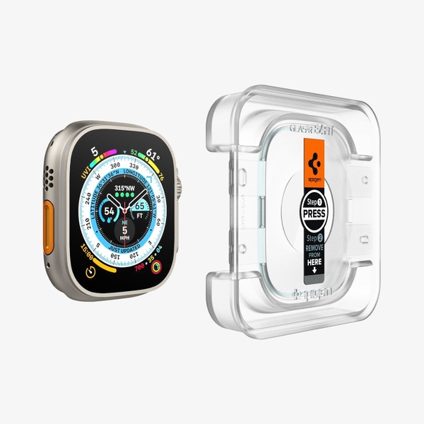 Kính Cường Lực Gồm Dụng Cụ Kit Apple Watch Ultra 2/1 (49mm) Bộ 2 Miếng – AGL05556