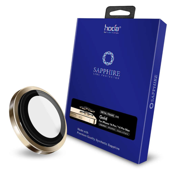 Miếng dán bảo vệ camera HODA Sapphire cho iPhone 14 Pro và 14 Pro Max