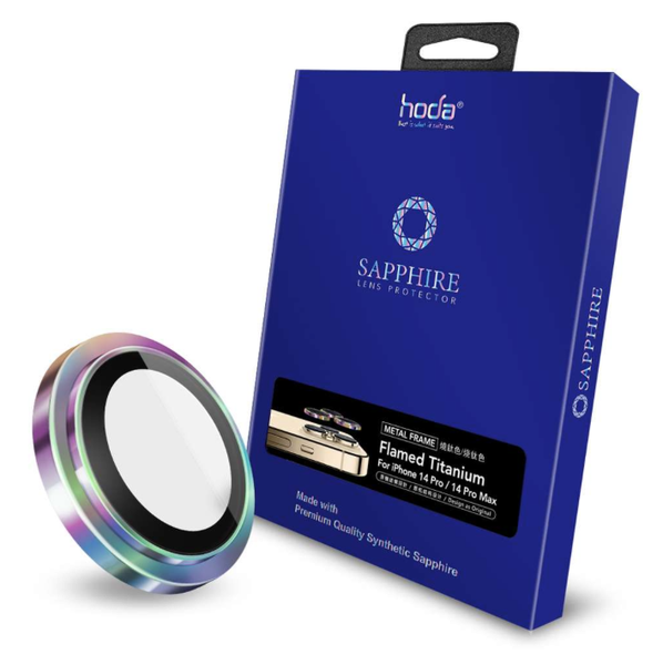 Miếng dán bảo vệ camera HODA Sapphire cho iPhone 14 Pro và 14 Pro Max