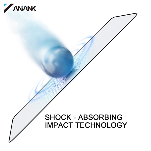 Miếng dán cường lực ANANK trong suốt cho iPhone 15 series (Có Viền Đen)