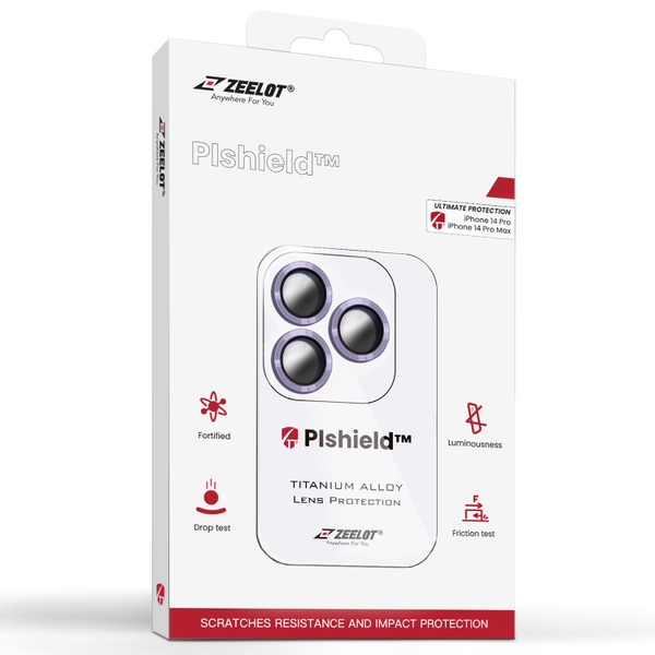 Miếng dán cường lực Camera ZEELOT PIshield cho iPhone 14 Pro | 14 Pro Max