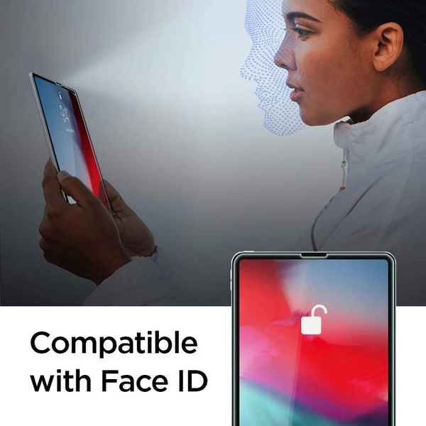 Miếng dán cường lực SPIGEN GLAS.tR Slim cho iPad Pro 11 (2018 - 2022)