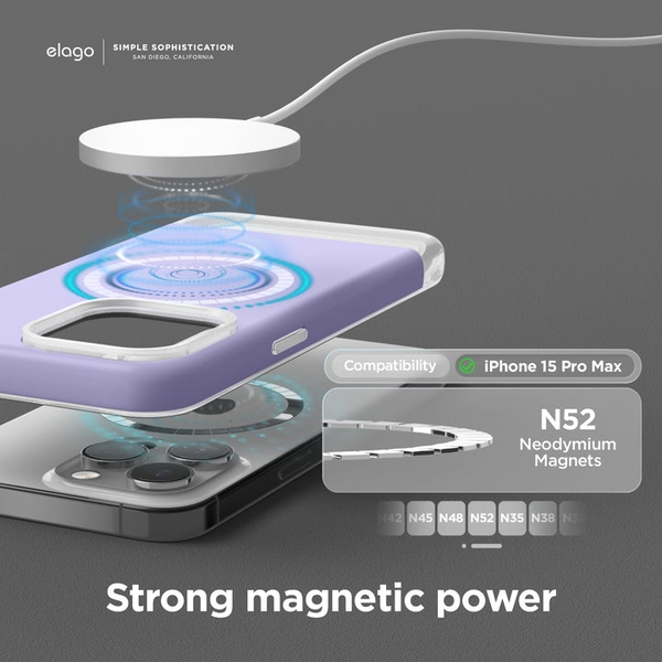 Ốp lưng ELAGO Magnetic Glide Case iPhone 15 Pro