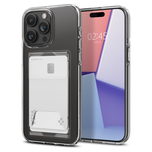 Ốp Lưng iPhone 15 PRO MAX SPIGEN Crystal Slot Dual