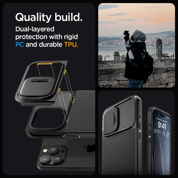 Ốp Lưng iPhone 15 PRO MAX SPIGEN Optik Armor