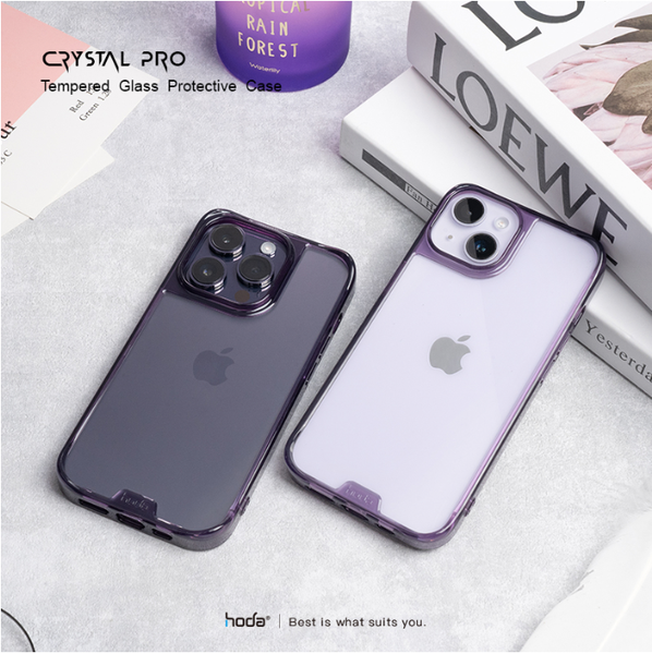 Ốp lưng Crystal Pro HODA cho iPhone 14 Pro Max