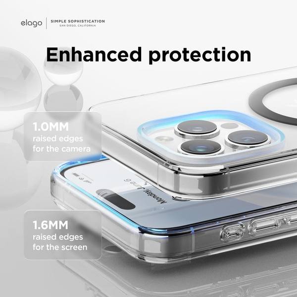 Ốp lưng ELAGO Hybrid Case iPhone 15 Pro Có Magsafe