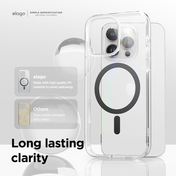 Ốp lưng ELAGO Hybrid Case iPhone 15 Pro Max Có Magsafe