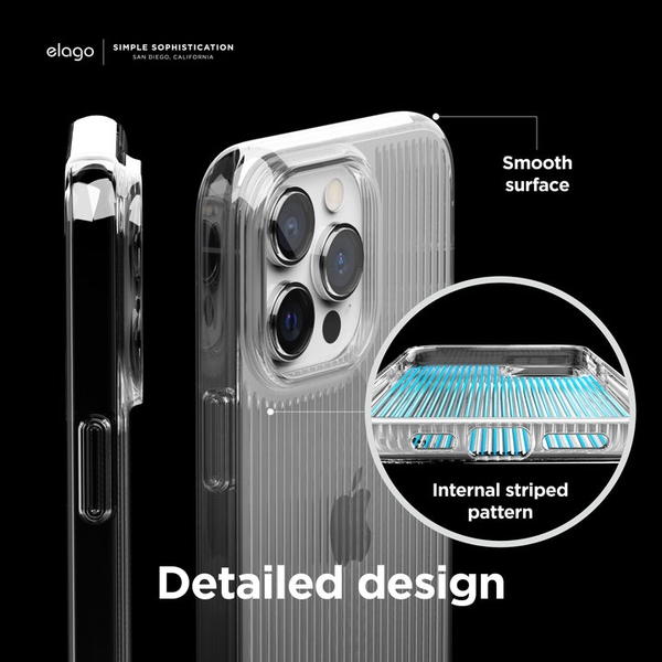 Ốp lưng ELAGO Urban Clear Case iPhone 14 Pro Max