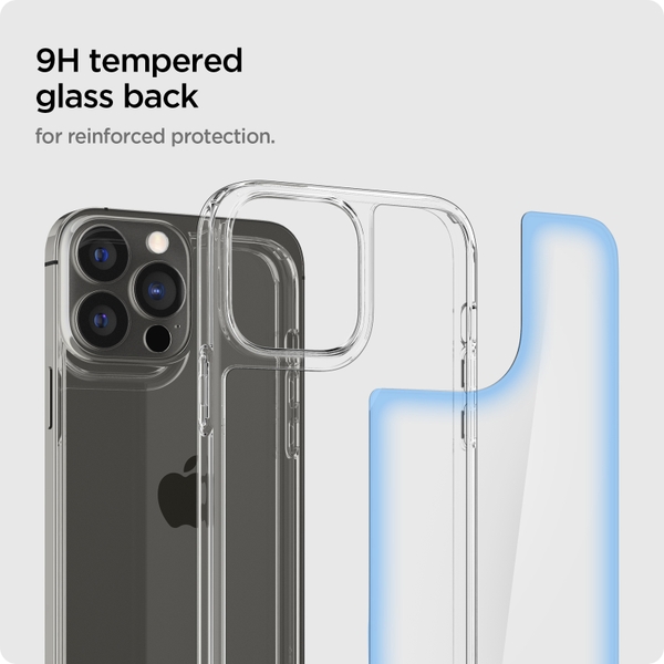 ỐP LƯNG SPIGEN IPHONE 13 PROMAX QUARTZ.H CRYSTAL CLEAR