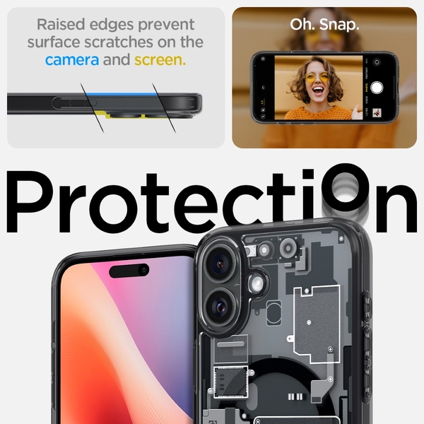Ốp Lưng iPhone 16 SPIGEN ULTRA HYBRID MAGFIT ZERO ONE