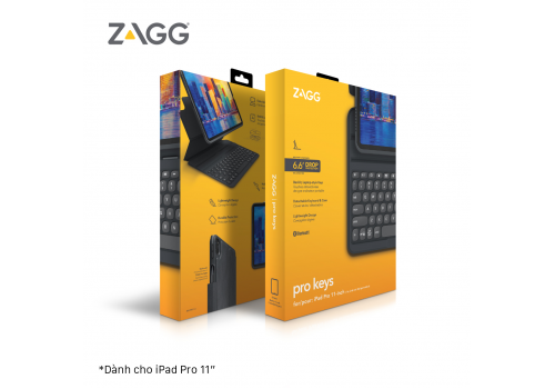 Ốp lưng kèm bàn phím ZAGG Pro Keys iPad Pro 11 inch
