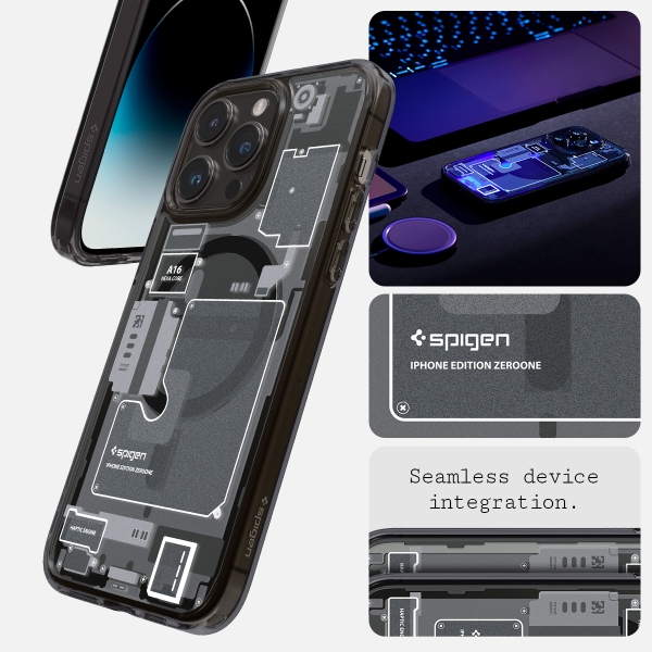 ỐP LƯNG SPIGEN IPHONE 14 PRO ULTRA HYBRID ZERO ONE MAGFIT DESIGN FOR MAGSAFE