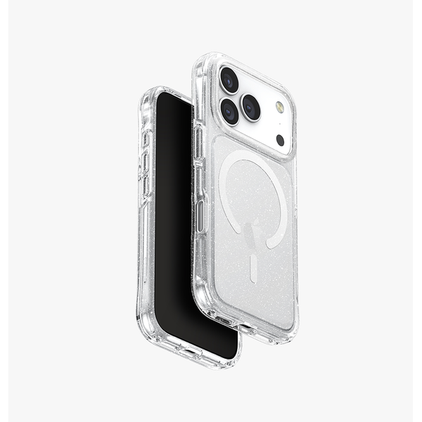 Ốp lưng UNIQ HYBRID iPhone 17 Pro MAGCLICK CHARGING LIFEPRO XTREME TINSEL LUCENT