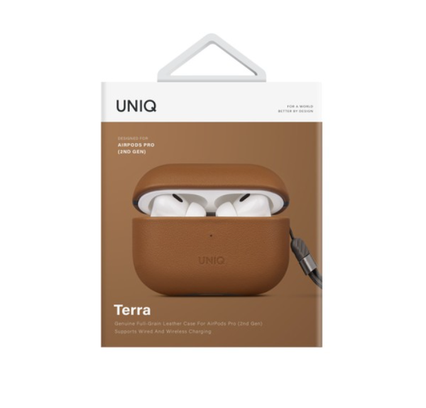 Ốp UNIQ Terra Geguine Leather For Airpods Pro 2/1