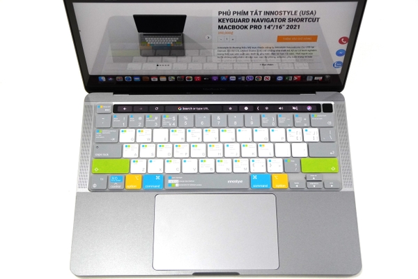 PHỦ PHÍM TẮT INNOSTYLE (USA) KEYGUARD NAVIGATOR SHORTCUT MACBOOK PRO 13” 2020 M1