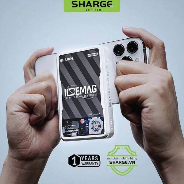 Pin dự phòng SHARGE ICEMAG 20W