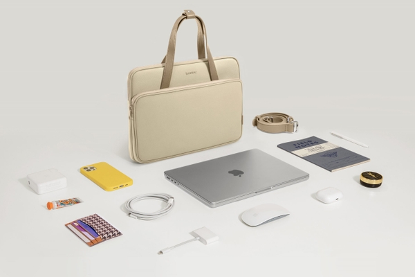 Túi đeo chéo TOMTOC (USA) Premium Theher Shoulder Bag Macbook 13/14, Ultrabook 13 H22C1