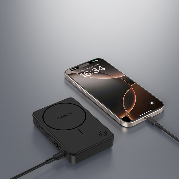 Pin dự phòng không dây MAZER 10000 Qi2 15W MagAir20