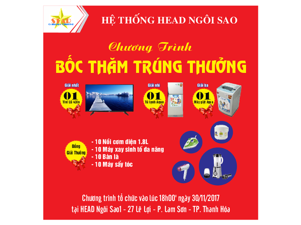 Chương trình BỐC THĂM TRÚNG QUÀ SIÊU KHỦNG