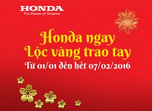 Đón "lộc Tết" cùng Honda Việt Nam