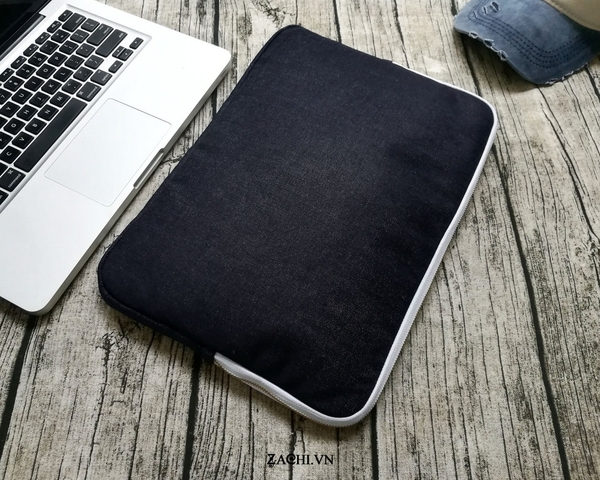 Túi bảo vệ và làm đẹp laptop, Macbook - Vải Jean