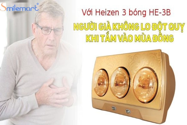 Den suoi Heizen 3 bong HE-3B bao ve suc khoe