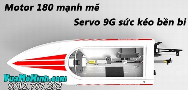 tàu thuyền cano điều khiển từ xa mini vector 28 giá rẻ cỡ nhỏ, hàng chính hãng