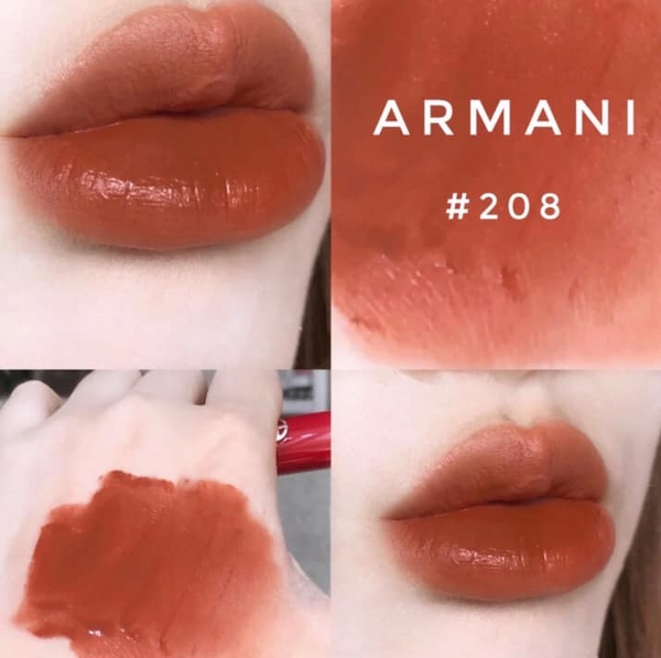 armani lip maestro 208