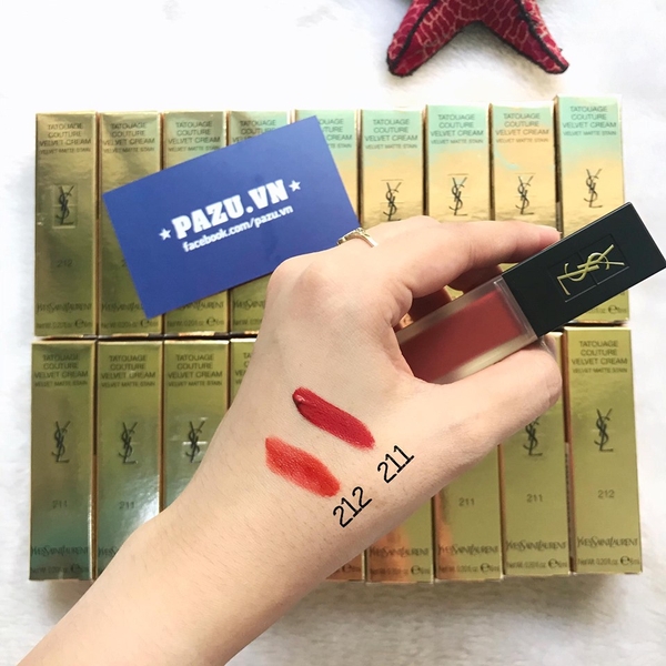 Son YSL Tatouage Couture Velvet Cream 211 Chili Incitement