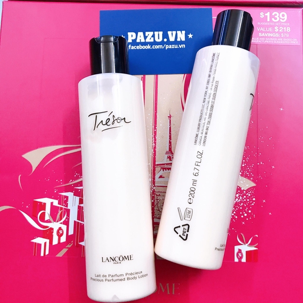 Dưỡng Thể Nước Hoa Lancome Tresor Body Lotion - Pazu.vn