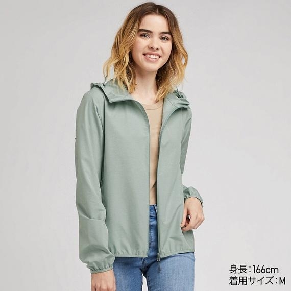 ÁO CHỐNG NẮNG VẢI DÙ UNIQLO NỬ CHỐNG THẤM NƯỚC