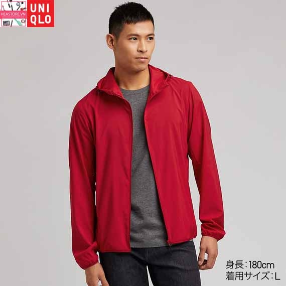 ÁO CHỐNG NẮNG VẢI DÙ UNIQLO NAM CHỐNG THẤM NƯỚC