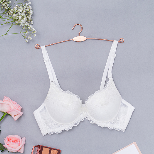 Áo ngực Đài Loan Rose Ren Nguyên Ngực Lót Vải LYCRA®