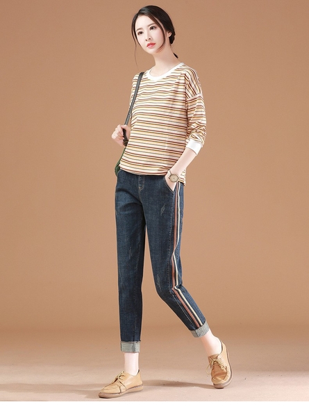 Quần jean lưng thun nữ TB1083