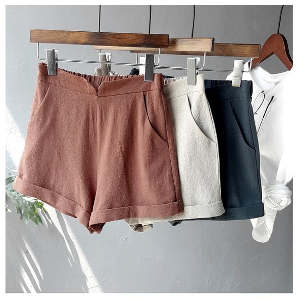 quần kaki ngắn lưng thun TB0549