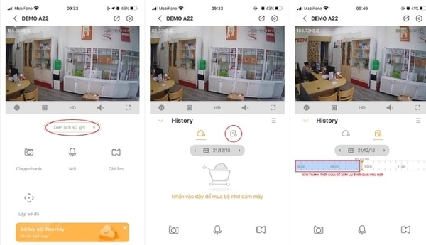 Cài đặt ứng dụng Imou Life để xem lại camera