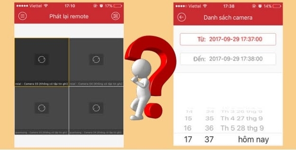 Xử lý lỗi khi không xem lại được lịch sử camera