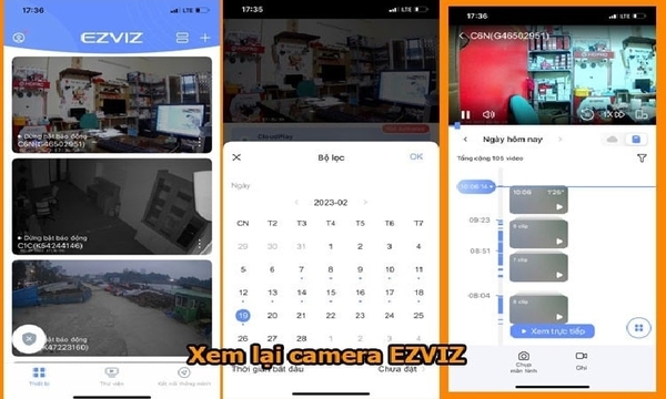 Tải phần mềm Ezviz để xem lại hình ảnh camera