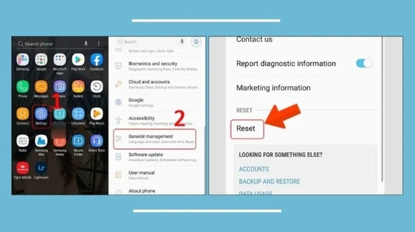 Khôi phục lại cài đặt gốc để cải thiện lỗi xác thực wifi