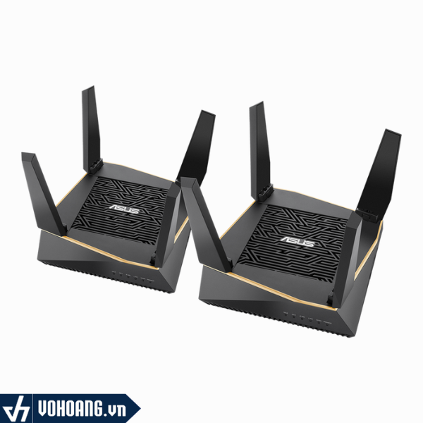 ASUS RT-AX92U (Pack 2) | Router Wi-Fi6 Gaming TriBand Chuẩn AX6100 Wtfast GPN Chuyên Game Mobile