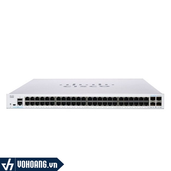 Cisco CBS250-48T-4G-EU | Switch Thông Minh Gigabit 48 Cổng - Tích Hợp 4 Cổng SFP
