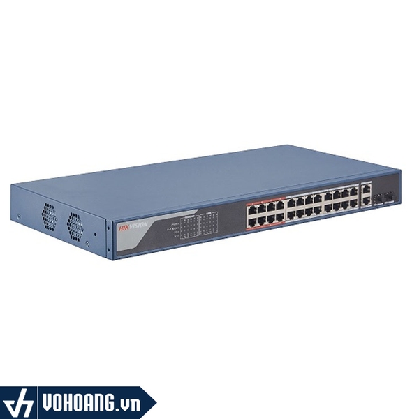 HIKVISION DS-3E1326P-EI | Switch Thông Minh PoE 370W 24 Cổng 100Mbps