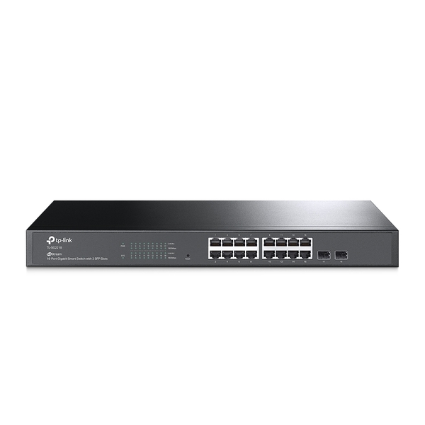 TP-Link TL-SG2218 | Switch Quản Lý JetStream L2+ 16 Cổng Gigabit Với 2 Cổng SFP+