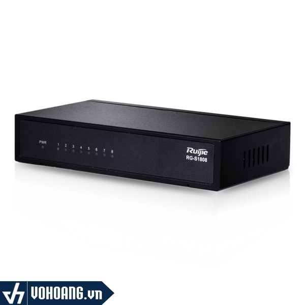Ruijie RG-S1808 | Switch Chia Mạng 8 Cổng 10/100 BASE-T Chất Lượng Cao | Hàng Chính Hãng