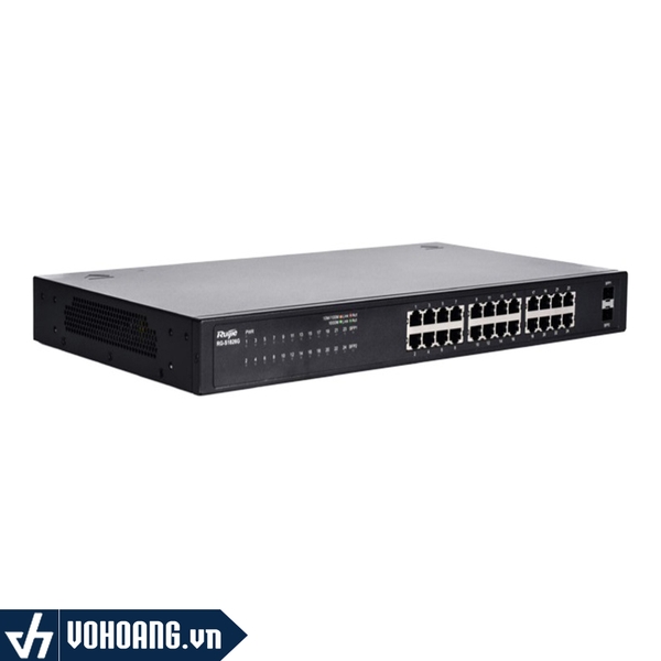 Ruijie RG-S1818G | Switch Chia Mạng Gigabit 18 Port RJ45, 2 Port SFP Công Suất Cao | Hàng Chính Hãng