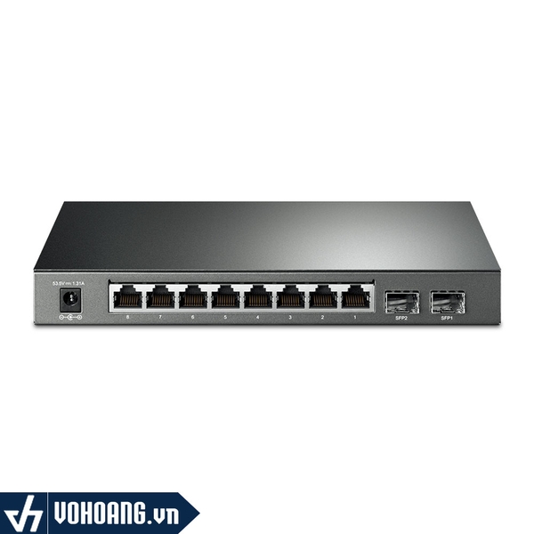 Tp-Link TL-SG2210P | Switch Smart JetStream 10 Cổng Gigabit Với 8 Cổng PoE+/ 2 Cổng SFP | Hàng Chính Hãng