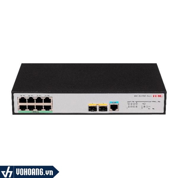 H3C LS-5120V3-10P-LI-GL | Switch Quản Lý L3 8 Cổng Gigabit - Tích Hợp 2 Cổng SFP