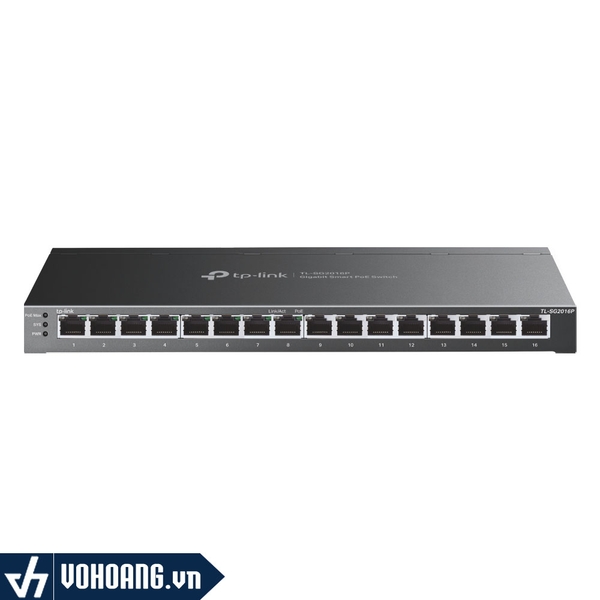 Tp-Link SG2016P | Switch PoE 16 Cổng Gigabit Quản Lý Thông Minh - Hỗ Trợ 8 Cổng PoE